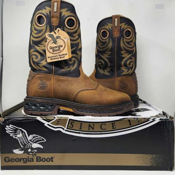 Men's 10W Georgia Boot 11" Carbo-Tec LT waterproof western cowboy boot GB00266